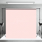 Aperturee - Aperturee Sweet Pink White Stars Birthday Cake Smash Backdrops